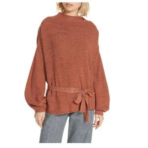 Apiece Apart Sweaters Apiece Apart Arkestra Metallic Balloon Sleeve Top Poshmark